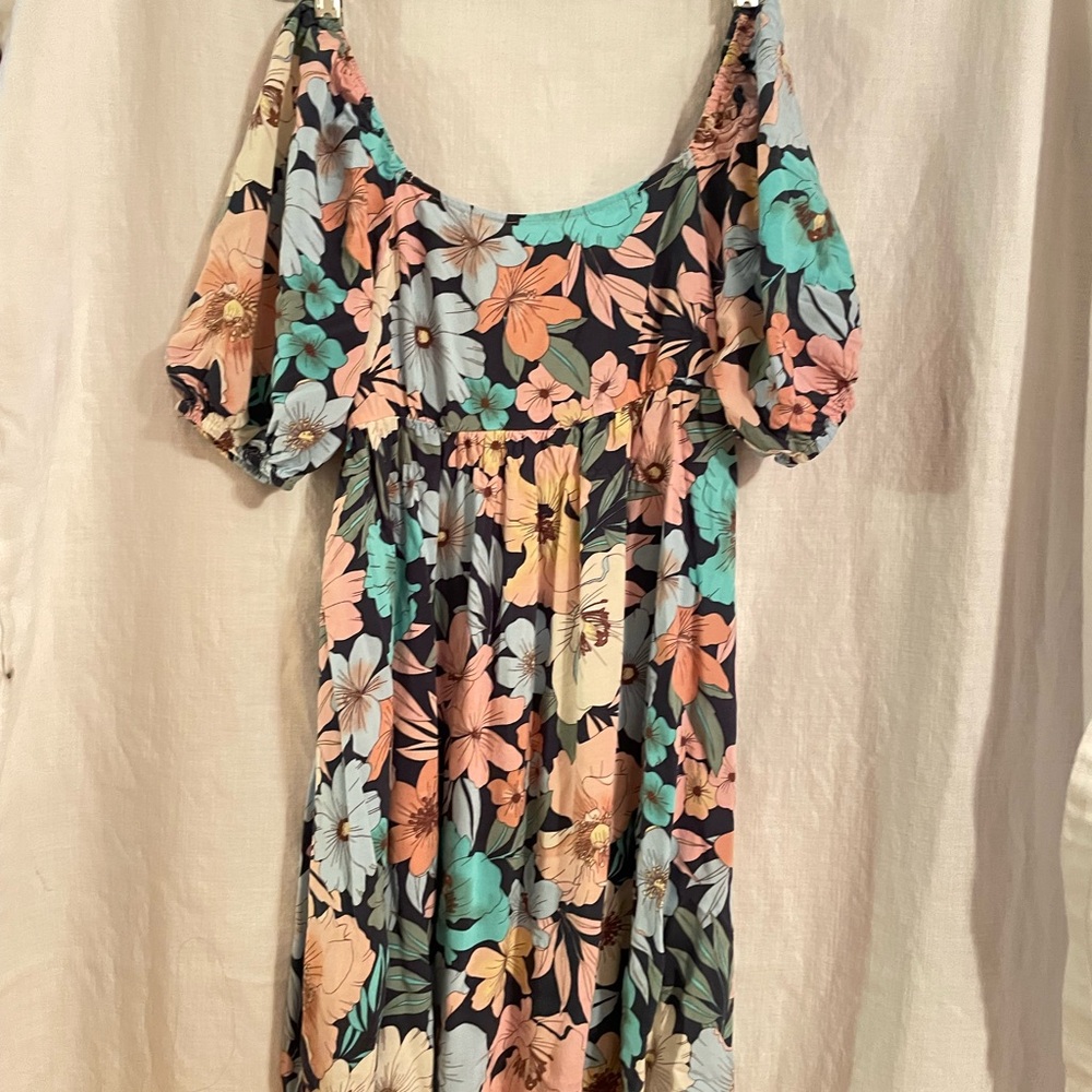 Floral Puff Sleeve Dress